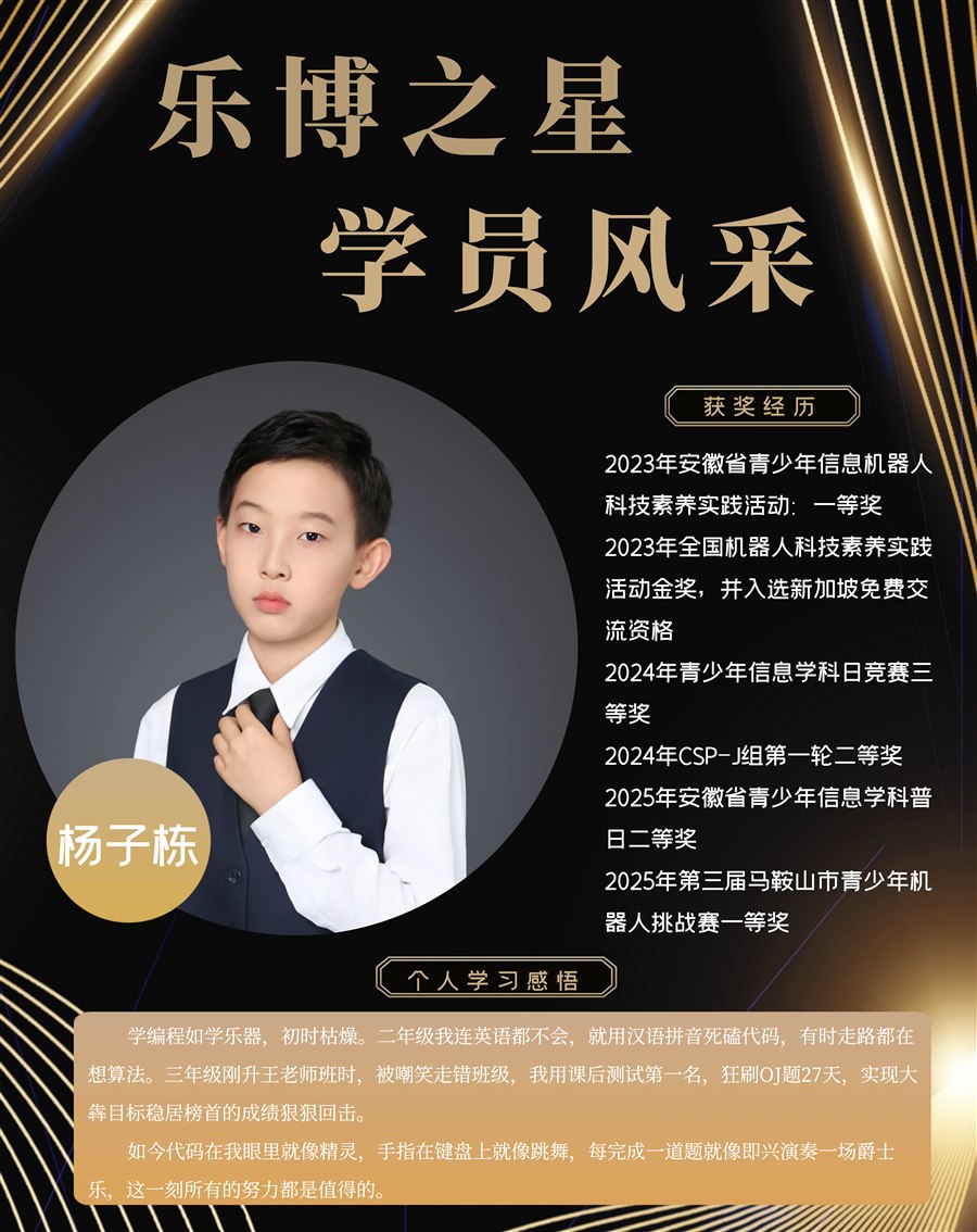 乐博之星学员风采第 6 张海报预览