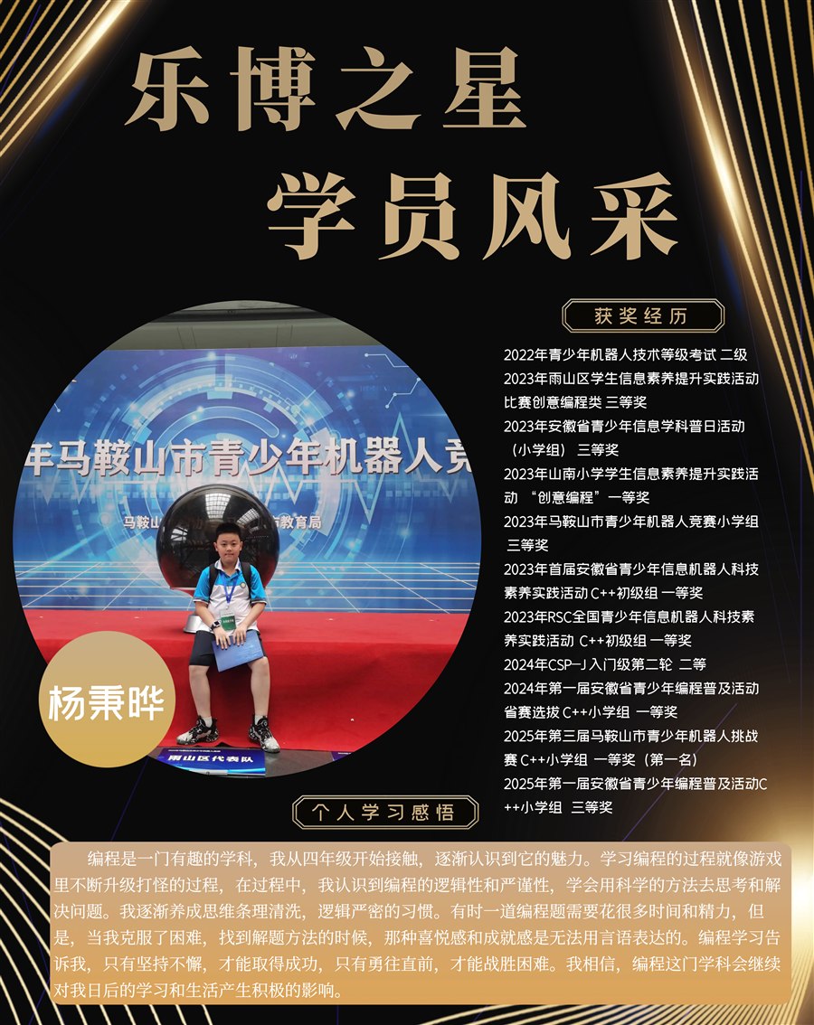 乐博之星学员风采第 8 张海报预览